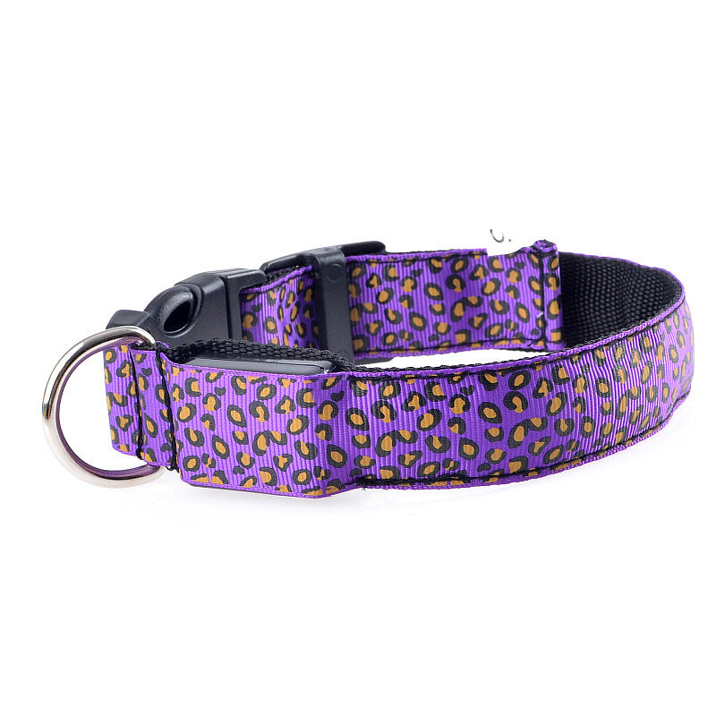 HKM-5737405 Rechargeable LED Dog Collar for Safety and Visibility at Night
