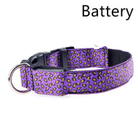 HKM-5737405 Rechargeable LED Dog Collar for Safety and Visibility at Night
