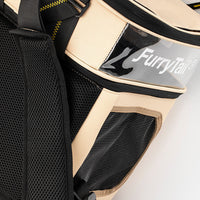 HKM-5739069 Large-Capacity Breathable Cat Backpack in Light Gold Khaki, Ideal for Cats and Small Pets