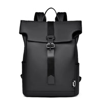 HKM-574035 Women’s 17-Inch PU Laptop Backpack for College and Daily Use