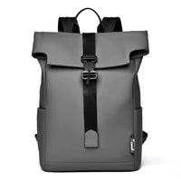 HKM-574035 Women’s 17-Inch PU Laptop Backpack for College and Daily Use