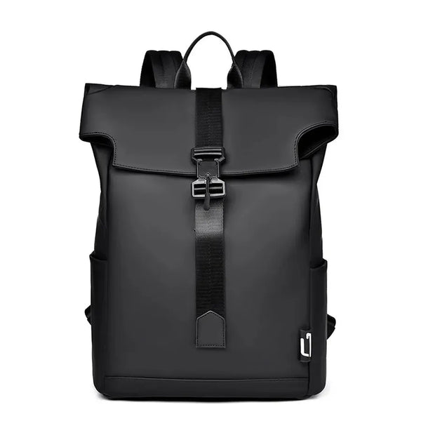 HKM-574035 Women’s 17-Inch PU Laptop Backpack for College and Daily Use