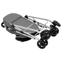 HKM-5740861 Foldable Dog Stroller for Two Pets with Sunshade - Lightweight and Portable Design