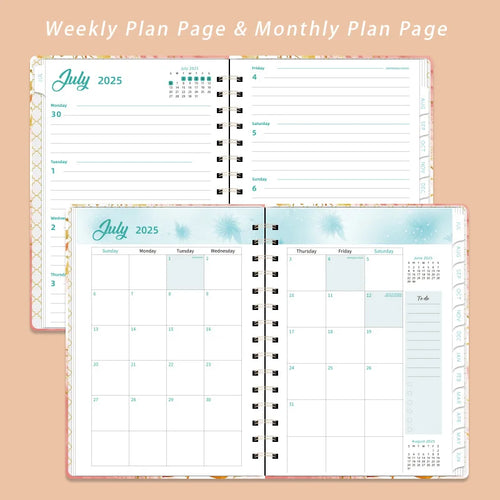 HKM-574099 Custom Spiral Notebook for Students - A4, A5, B5 Formats, 2025 Agenda Planner
