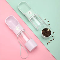 HKM-5741245 Portable Multifunctional Pet Water Cup for Outdoor Use - Available in Gray, Blue, Green, Pink