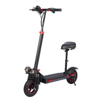 HKM-574163 Foldable Electric Scooter, 60km Range, 41-50km/h Max Speed, 800W Brushless Motor, 10-inch Off-road Tires, Aluminum Frame