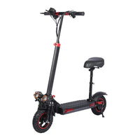 HKM-574163 Foldable Electric Scooter, 60km Range, 41-50km/h Max Speed, 800W Brushless Motor, 10-inch Off-road Tires, Aluminum Frame