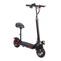 HKM-574163 Foldable Electric Scooter, 60km Range, 41-50km/h Max Speed, 800W Brushless Motor, 10-inch Off-road Tires, Aluminum Frame