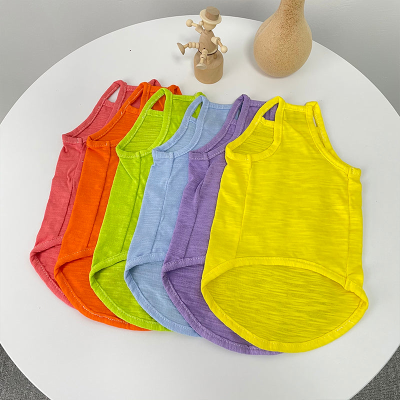 HKM-5741757 Stylish Seven Color Cotton Camisole Vest for Hairless Cats