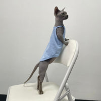 HKM-5741757 Stylish Seven Color Cotton Camisole Vest for Hairless Cats