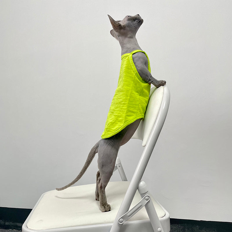 HKM-5741757 Stylish Seven Color Cotton Camisole Vest for Hairless Cats
