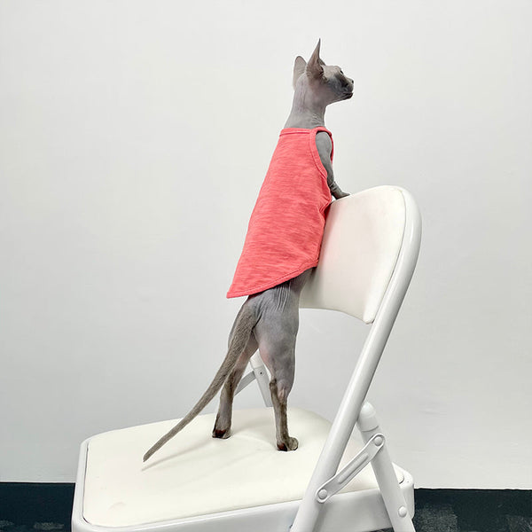 HKM-5741757 Stylish Seven Color Cotton Camisole Vest for Hairless Cats