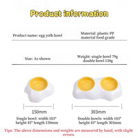 HKM-5742653 Double Pet Bowls for Food and Water with Non-Slip Base, Easy to Clean, Durable Design