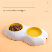 HKM-5742653 Double Pet Bowls for Food and Water with Non-Slip Base, Easy to Clean, Durable Design