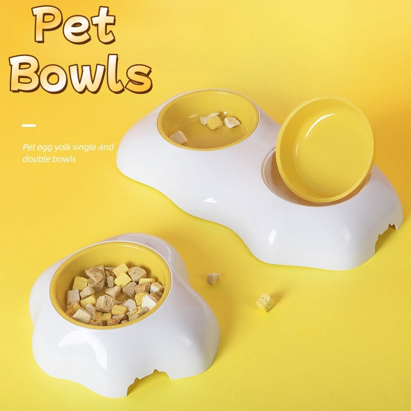 HKM-5742653 Double Pet Bowls for Food and Water with Non-Slip Base, Easy to Clean, Durable Design