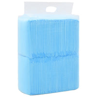HKM-5745341 Highly Absorbent Puppy Training Pads - 100 pcs, 45x33 cm, Non-Woven Fabric, Blue and White
