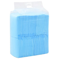 HKM-5745341 Highly Absorbent Puppy Training Pads - 100 pcs, 45x33 cm, Non-Woven Fabric, Blue and White