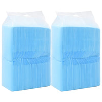 HKM-5745341 Highly Absorbent Puppy Training Pads - 100 pcs, 45x33 cm, Non-Woven Fabric, Blue and White