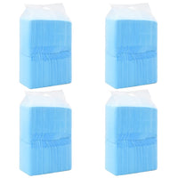 HKM-5745341 Highly Absorbent Puppy Training Pads - 100 pcs, 45x33 cm, Non-Woven Fabric, Blue and White