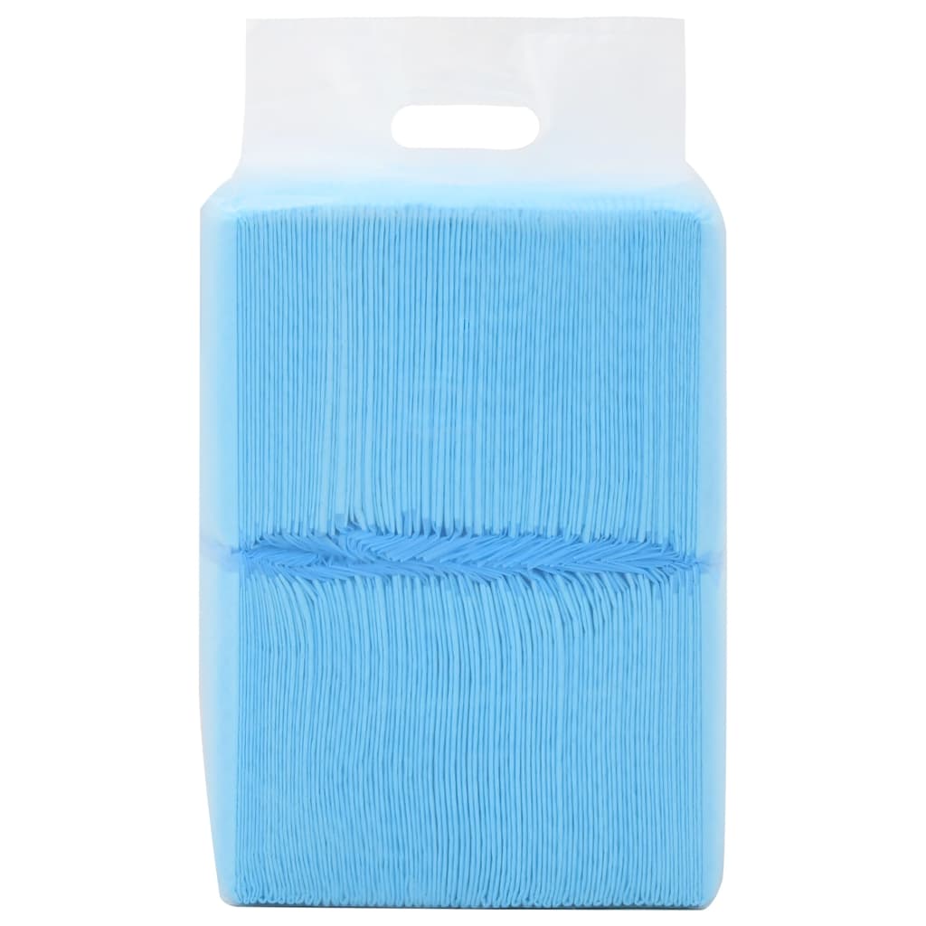 HKM-5745341 Highly Absorbent Puppy Training Pads - 100 pcs, 45x33 cm, Non-Woven Fabric, Blue and White