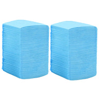 HKM-5745341 Highly Absorbent Puppy Training Pads - 100 pcs, 45x33 cm, Non-Woven Fabric, Blue and White