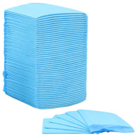 HKM-5745341 Highly Absorbent Puppy Training Pads - 100 pcs, 45x33 cm, Non-Woven Fabric, Blue and White