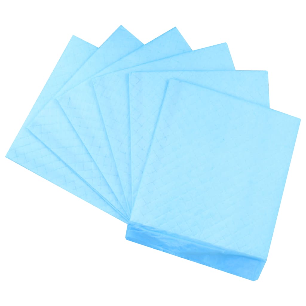 HKM-5745341 Highly Absorbent Puppy Training Pads - 100 pcs, 45x33 cm, Non-Woven Fabric, Blue and White