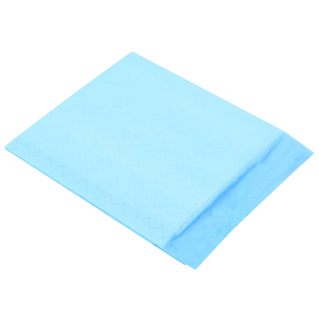 HKM-5745341 Highly Absorbent Puppy Training Pads - 100 pcs, 45x33 cm, Non-Woven Fabric, Blue and White