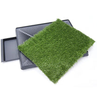 HKM-5746621 Eco-Friendly Lawn Toilet for Pets - Non-Foldable Design, 64x51x6.4cm