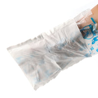 HKM-5747389 Portable Dog Poop Bags with Shovel - Water Soluble Paper & PE Plastic, 50 Count