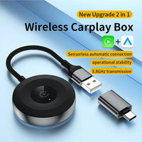 HKM-574867 Wireless CarPlay and Android Auto Adapter for Easy In-Car Connectivity