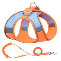 HKM-5750205 Reflective Vest-Style Dog Leash with Polyester Rope, Various Colors and Sizes Available