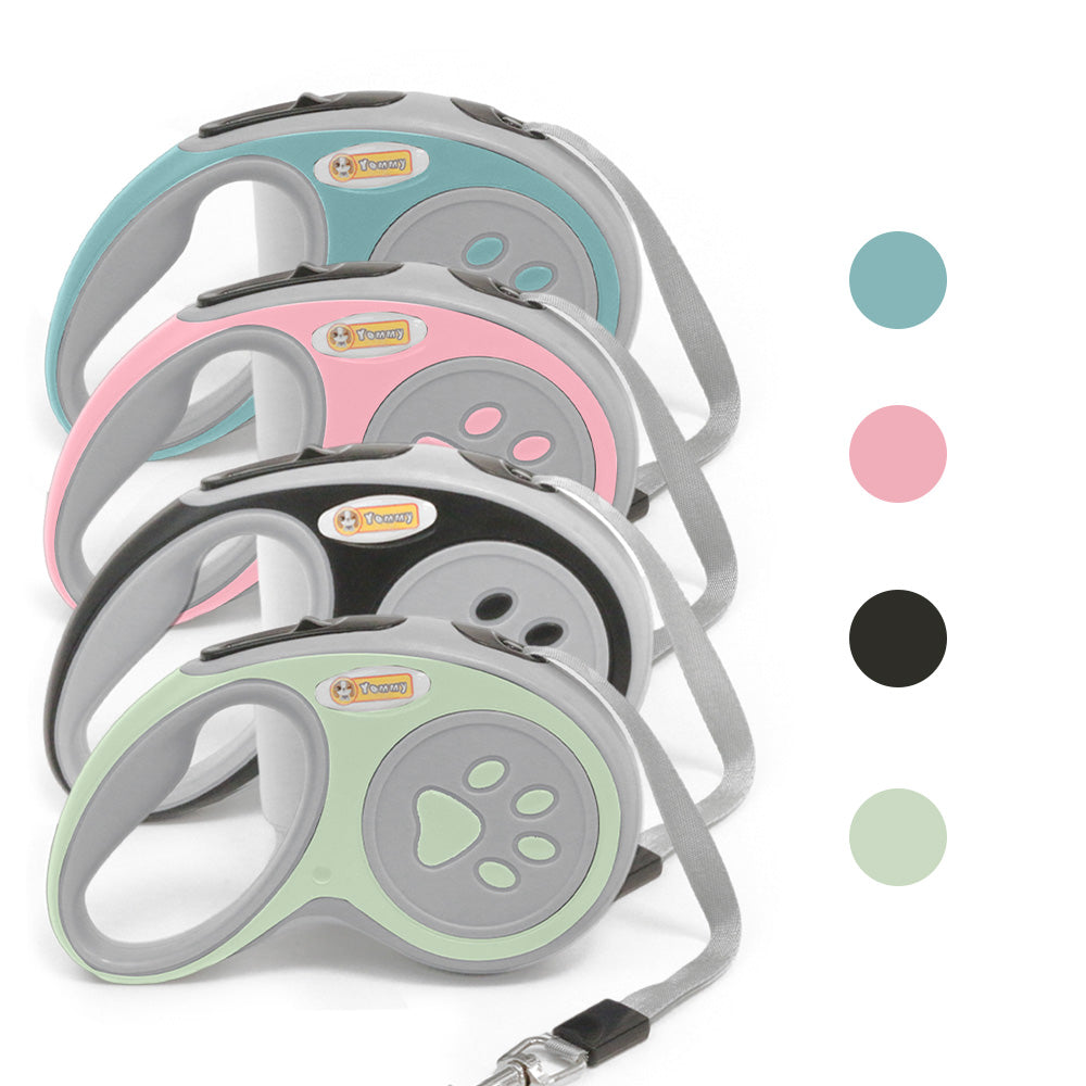 HKM-5750717 3.5-Meter Retractable Nylon Dog Leash with Tangle-Free Design and Comfort Grip for Small to Medium Pets