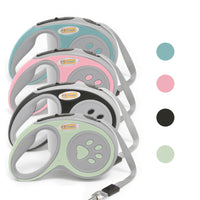 HKM-5750717 3.5-Meter Retractable Nylon Dog Leash with Tangle-Free Design and Comfort Grip for Small to Medium Pets