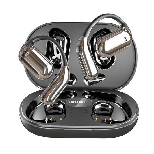 HKM-575123 Wireless Bluetooth Sports Headset with LED Battery Indicator - Long Endurance, Ear-Hanging Design, Blue Color
