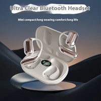 HKM-575123 Wireless Bluetooth Sports Headset with LED Battery Indicator - Long Endurance, Ear-Hanging Design, Blue Color
