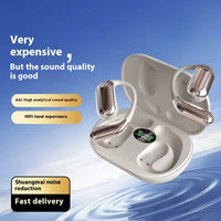 HKM-575123 Wireless Bluetooth Sports Headset with LED Battery Indicator - Long Endurance, Ear-Hanging Design, Blue Color