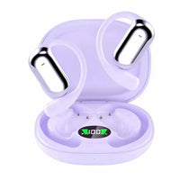 HKM-575123 Wireless Bluetooth Sports Headset with LED Battery Indicator - Long Endurance, Ear-Hanging Design, Blue Color