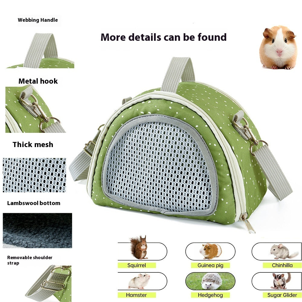 HKM-5753149 Portable Diaper Bag for Small Pets - Gray, Green, Orange Polyester, Four Seasons Use