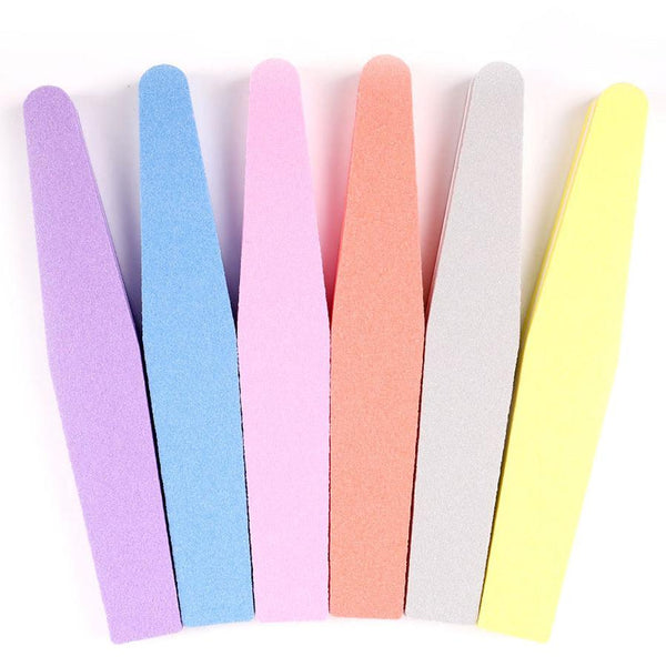HKM-575443 Double-Sided High Elastic Sponge Polishing Strip for Nail Art