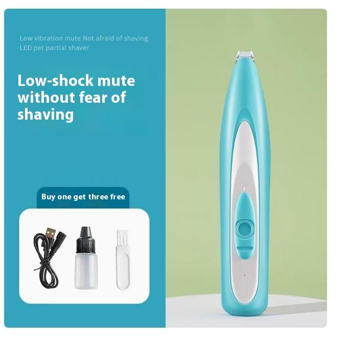HKM-5754685 Electric Pet Nail Grinder for Gentle Foot Care - Mute, Rechargeable, Compact Design
