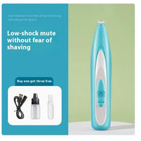 HKM-5754685 Electric Pet Nail Grinder for Gentle Foot Care - Mute, Rechargeable, Compact Design