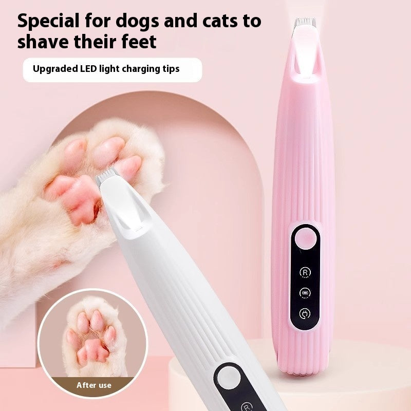 HKM-5754685 Electric Pet Nail Grinder for Gentle Foot Care - Mute, Rechargeable, Compact Design