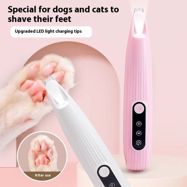 HKM-5754685 Electric Pet Nail Grinder for Gentle Foot Care - Mute, Rechargeable, Compact Design