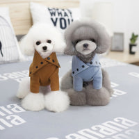 HKM-5755069 Cozy Cotton Coat for Small Dogs - Casual Autumn and Winter Wear