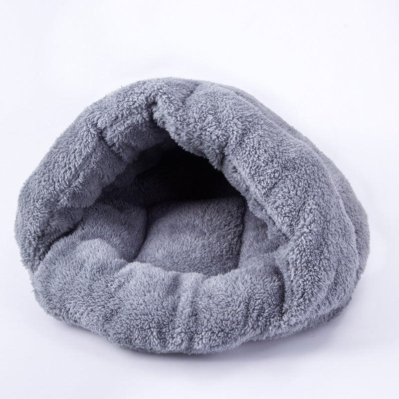 HKM-5756733 Cozy Cloth Cat Nest Bed for All Seasons – 26x24x5cm