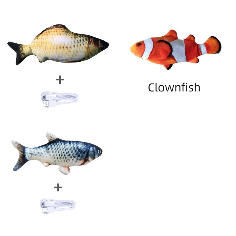 HKM-5757501 Electric Jumping Fish Toy for Cats – Safe, Durable, and Engaging Interactive Pet Plaything