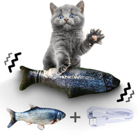 HKM-5757501 Electric Jumping Fish Toy for Cats – Safe, Durable, and Engaging Interactive Pet Plaything