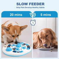 HKM-5760445 Interactive Dog Puzzle Toy with 24 Hidden Food Locations and Spherical Bells for Training and Feeding
