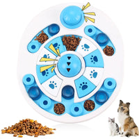 HKM-5760445 Interactive Dog Puzzle Toy with 24 Hidden Food Locations and Spherical Bells for Training and Feeding